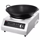 (4 قطع) موقد تحريض كهربائي ووك - 3,5 kW - Ø 460 mm - يشمل الوعاء