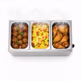 Bain-marie électrique – 1,2 kW – pour bacs GN 1/1 hauteur 150 mm – avec robinet de vidange