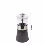 (6 Stück) PEUGEOT | OSLO - Salzmühle - Holz/Acryl - Graphit - Höhe: 120mm