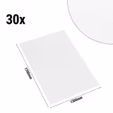 (30 pcs) Damask Tablecloth Porto Diamond - 130x170cm - White