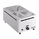 Bain-marie de banc, pe gaz - 2,75 kW - GN 1/1 cu înălțime 150 mm