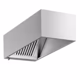 Commercial Wall-Mounted Extractor Hood - 1800mm - Baffle Filters & Lighting