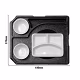 (10 adet) THERMO FUTURE BOX | Thermobox DINNER +2 - Siyah