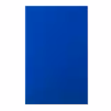 Snijplank - 250x400mm - Dikte: 20mm - HACCP-conform - Polyethyleen - Blauw - Antislipvoetjes