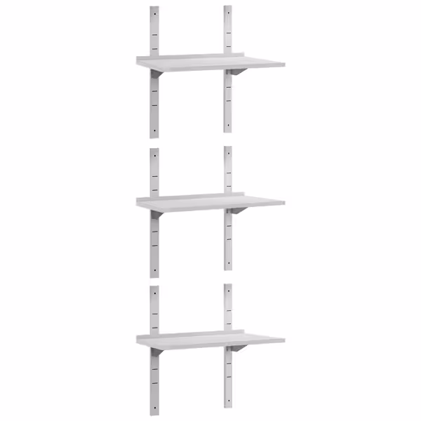 3-laags RVS wandplank ECO - 800x400mm