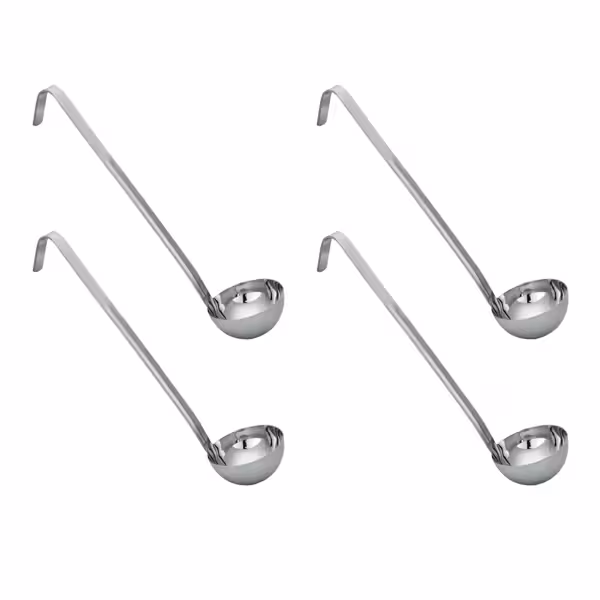 (4 uds) Cucharón - 0,09 l - Longitud:325mm - Acero inoxidable