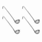 (4 pcs) Sauce Ladle - 0.09 L - Length: 325mm - Stainless Steel