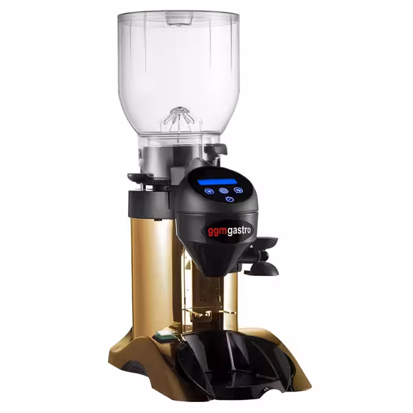 Espresso koffiemolen - 2kg bonenreservoir - Met automatische dosering - goud