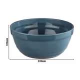 (6 adet) Kase - EMMA - Melamin - 2,3L - yuvarlak - Ø230mm - Derinlik:105mm - Mavi