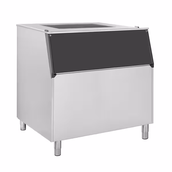 Isbehållare - 762x819x1 224 mm - sanitetspolyeten, rostfritt stål AISI 304 - Kapacitet: 480 kg - passar till EWMI335, FEI135N, FEI390 & FEI565