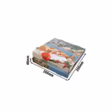 (100 pcs) Pizza Box - POSITANO - Mediterranean Coast - 20.0x20.0x4.0cm