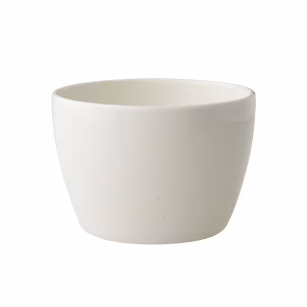 (6 stuks) Kom - Lux - Porselein - 450ml - rond - Ø115mm - stapelbaar - Elfenbein