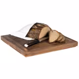 Broodsnijplank - GN 2/3 - Walnotenhout - Uitneembare kruimellade