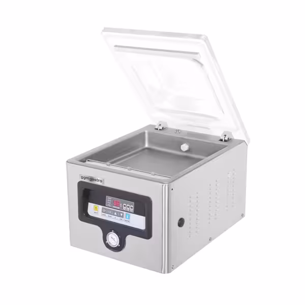 Μηχανή συσκευασίας κενού θαλάμου - 14,4 m³/h - 370 W - επιτραπέζιο - ψηφιακός πίνακας ελέγχου