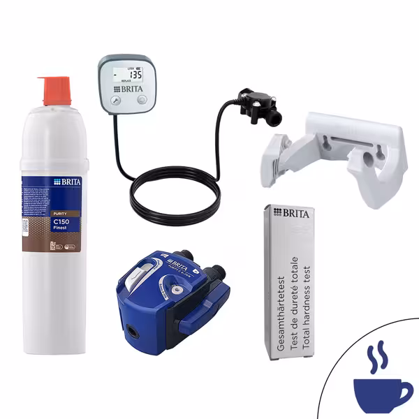 BRITA | Starterset - PURITY Finest C150 (voor water dat gips bevat)