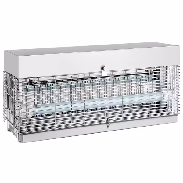 Commercial Electric Fly Killer PREMIUM - 80-150m² - 4x20W - Stainless Steel