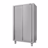 Armadio per stoviglie in acciaio inox ECO - 1200x700mm - 2 porte scorrevoli - Altezza: 1800mm