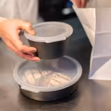 (12 pieces) Reusable Lid for 1.1 L Meal Tray MWSGK1100 – Transparent - Leakproof - Microwave Cover