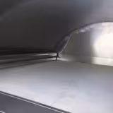 Gasdriven pizzaugn - 9 x Ø 25 cm - 1‑däck - 400 °C - Manuell - svart