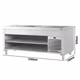 Refrigerated Buffet Display COPENHAGEN - 2310mm - with Refrigerated Frost Top
