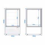Commercial Reach-In Blast Chiller/Freezer - 10x GN 1/1 - 240L - Hardwired