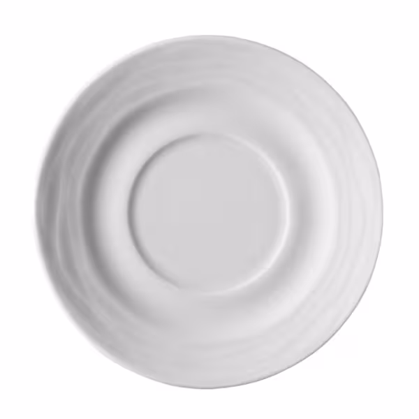 (6 stuks) SEA WAVE - Espressoschotel - Ø 110mm - Wit