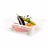 (6 st) Kantin i polypropylen (PP) GN 1/2 - klar - 8,9 l - Djup: 150 mm