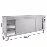 Lämpökaappi PREMIUM - 2000x700mm - läpiviennillä