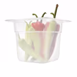 (6 ks) Gastronádoba GN GN 1/6 - polypropylen - mléčná - 1,5 l - hloubka: 100 mm