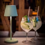 (4 pieces) Table lamp - MERLE - dimmable in 3 steps - Ø 110mm - Mint