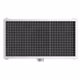 Edelstahl Bodenablauf - 750x400mm - flache Ausführung & seitlicher Ablauf - Ø 70mm