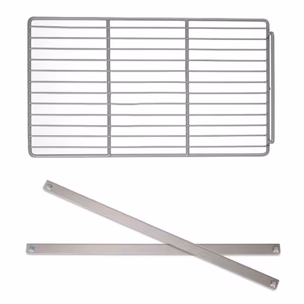 Ritilä - EN 600x400 - 630x405 mm - erittäin kantava, helppo asennus - sis. 2 paria ruostumattomia teräskiskoja - yhteensopiva POS, STS, DTS, ZBG - Vasen ja oikea