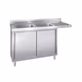 Armoire lave-vaisselle - 1600x700mm - avec 2 bacs à gauche