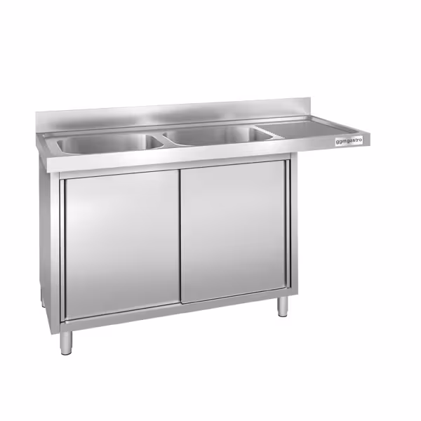 Allaskaappi astianpesukoneelle - 1600x700 mm - 2 allasta, vasemmalla