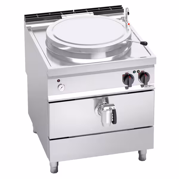 Elektro Kochkessel - 100 Liter - 16 kW - Indirekte Beheizung - mit Wasserzulauf & Ablasshahn