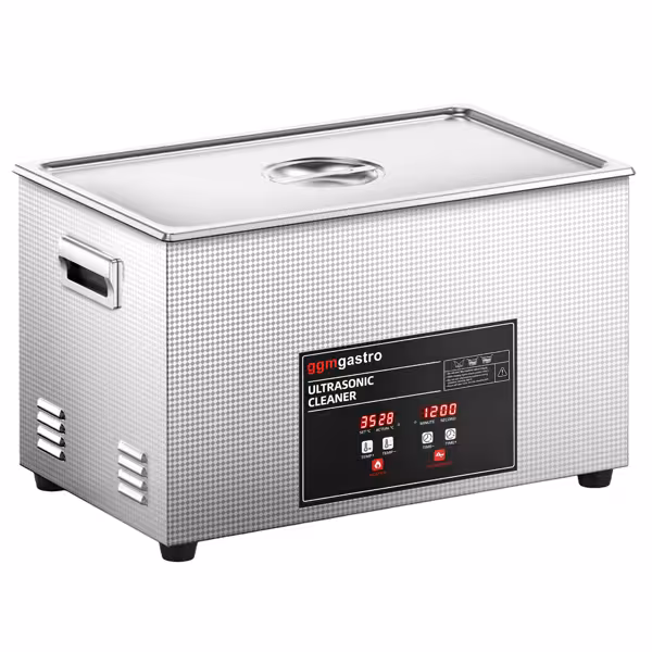 Ultrasoonreiniger - 30L - 600W ultrasoonvermogen - met aftapkraan