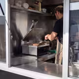 Kontaktni roštilj | Roštilj za hamburger - 2,2 kW - Gornja & Donja strana rebrasta - Površina roštilja: 350x330 mm