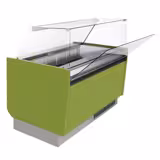 Vetrina Gelato LIAM - 1562mm - Refrigerazione statica - per 13+13x Vasca da gelato da 5 Litri - Hellgrün