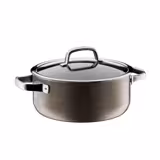 WMF | Fusiontec Mineral - Bratentopf - Ø 240mm - 4,4 Liter - inkl. Glasdeckel - Dark Brass