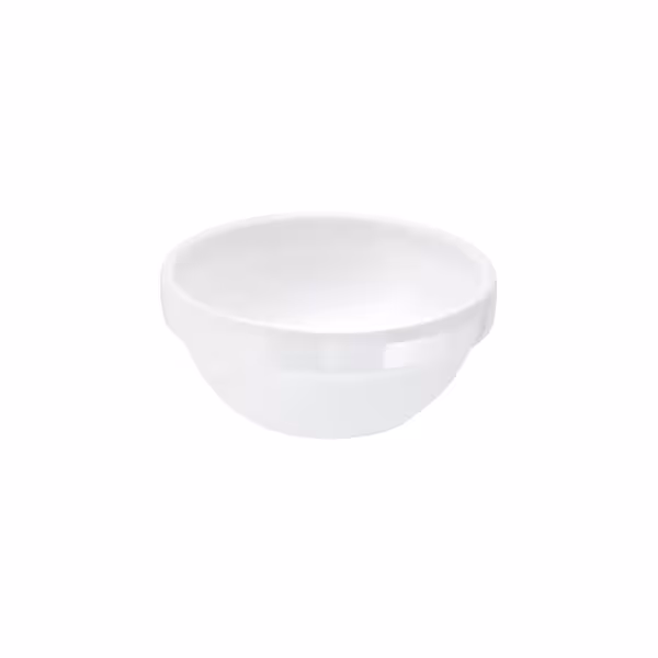 (6 stuks) Dipschaaltje - CASUAL MINI - Melamine - 50ml - rond - Ø70mm - Wit