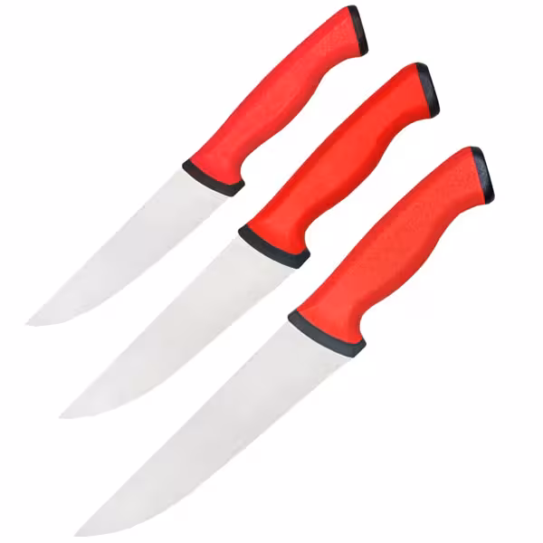 Vleesmessen-set PREMIUM - Lemmet: 125/145/190mm - RVS