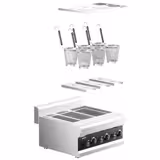 Cuocipasta professionale elettrico da banco - 3,0kW - con 6 cestelli