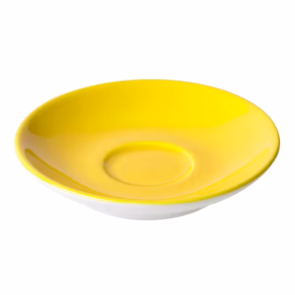 (6 stuks) BART COLOUR CAFE - Espressoschotel - Ø 110mm - Geel