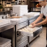 Commercial Dough Ball Storage Cabinet – 5 Drawers – 500 × 700 mm