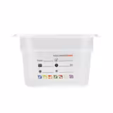 (6 Stück) CAMBRO | SafeTrak - Polypropylen-Behälter GN 1/6 - Milchig - Höhe: 100mm