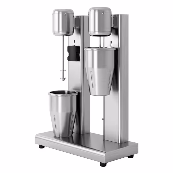 Milkshake mixer ECO - met 2 mengspindels - 2x950ml - 2x80W - 2 snelheidsstanden