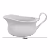 (24 stuks) MIX & MATCH - Sauskom - porselein - 370ml - wit