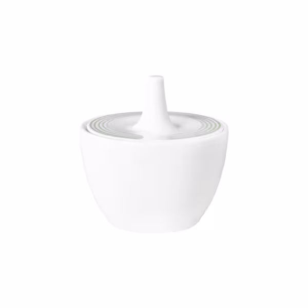 SELTMANN WEIDEN | Blues Sugar Bowl with Lid – Sage Green – 270 ml – Porcelain