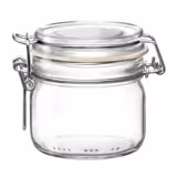 (6 pcs) Bormioli Rocco | Clip Top Preserve Jar - DUBLIN - 130ml - with Clip Top Lid