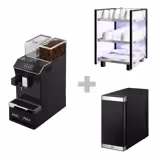 Kaffeevollautomat - 16 Programme - 5 Zoll Touchscreen - inkl. Tassenwärmer & Milchkühlschrank